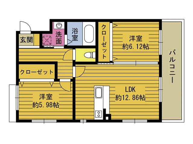 ハッピーガーデン ３０６号室の賃貸情報（別府市亀川浜田町9番10号