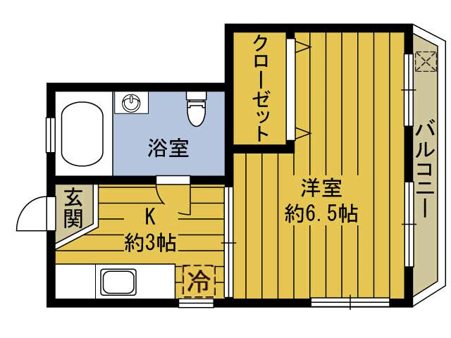 コスモス長浜 502号室の賃貸情報（大分市長浜町2丁目11-17）｜別大興産