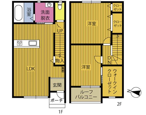 Ｎスタイルはさま Ｆ号室の賃貸情報（由布市挾間町挾間573番1）｜別大興産